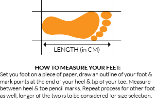 Shoe Size Guide for LED Light-Up Shoes