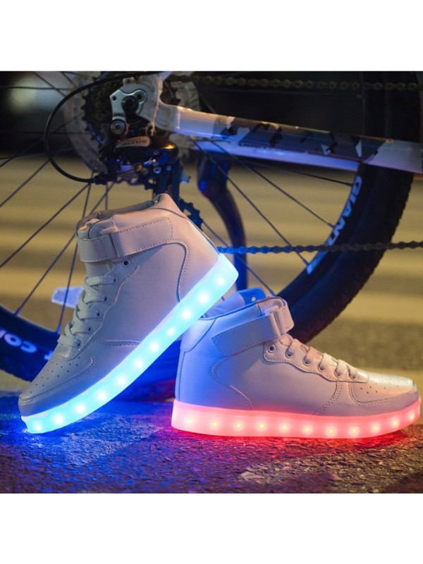 LED Light Multi Color Unisex usb charging lighting shoes
