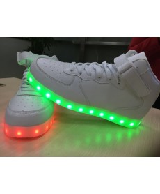 LED Light Multi Color Unisex usb charging lighting shoes